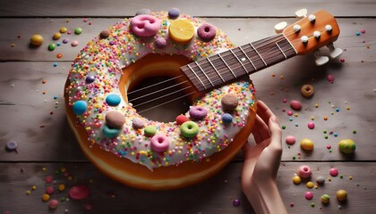donut with sprinkles
