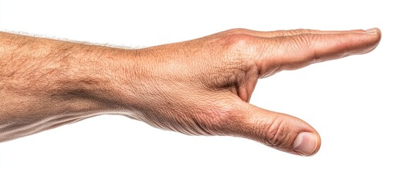 Detailed professional photograph of a hand demonstrating the of measurement with clarity and precision for visual representation