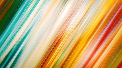 Vibrant Abstract Lines in Warm and Cool Tones
