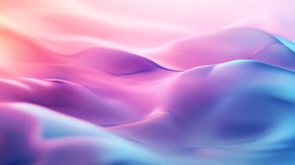 Obraz premium Soft Colorful Waves in Abstract Pattern