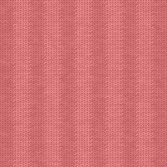 Vector Stylish Knit. Red Knitted Texture. Woolen Pullover Canvas Print. Winter Fabric Pattern.