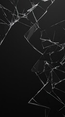 broken glass texture