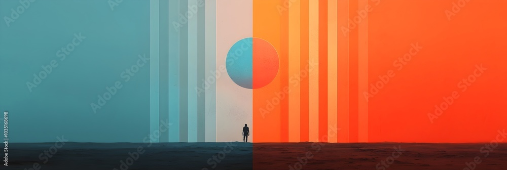 Leinwandbilder captivating pixelated gradient abstraction with a retro gaming aesthetic vibrant dynamic and visuall