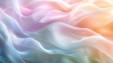 Fototapeta premium Ethereal Flowing Textures in Soft Colors