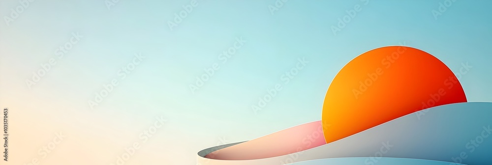 Poster Captivating abstract gradient background with seamless color transitions perfect for use in digital designs website interfaces presentations advertising materials and more
