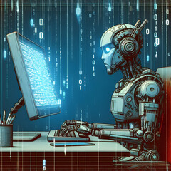 Coding the Future: AI at the Helm of Digital Transformation