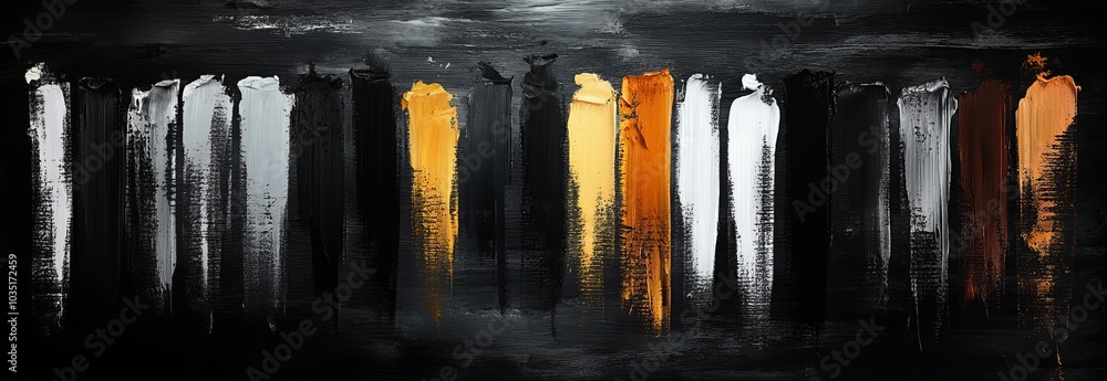 Poster several brush strokes. texture brushes and modern grunge brush lines for the design of the frame. bl