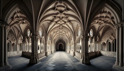 Fototapeta premium Cloister of a cathedral