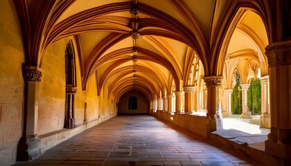 Fototapeta premium Cloister of a cathedral