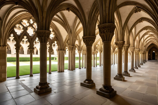 Cloister of a cathedral