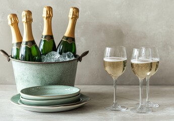 Champagne Celebration.