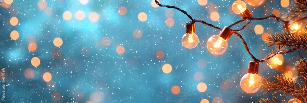 Poster Elegant and Soft Light Bokeh Dots with a Glowing Shimmering Effect Suitable for Festive Atmospheric Backgrounds