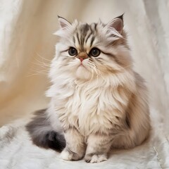 Fototapeta premium white persian cat