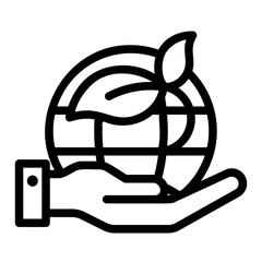 ecology icon or logo ilustration for website. Perfect use for web, pattern, design, app, etc.