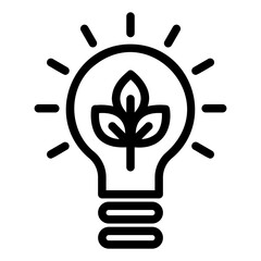 ecology icon or logo ilustration for website. Perfect use for web, pattern, design, app, etc.