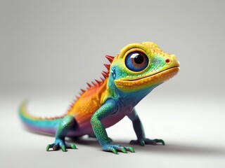 Fototapeta premium Colorful Lizard
