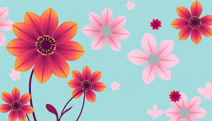 Flower Background Design &ndash; Beautiful and Elegant Floral Visuals for Creative Projects