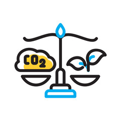 Vector multicolor icon for Stabilize