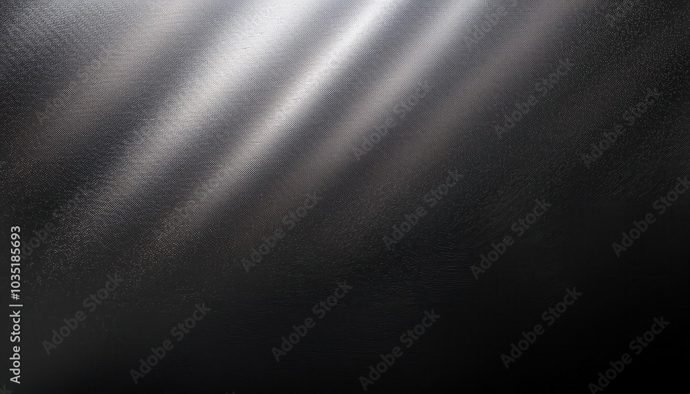 Poster monochromatic wavy line gradient texture: abstract metallic inspired background with fluid geometric