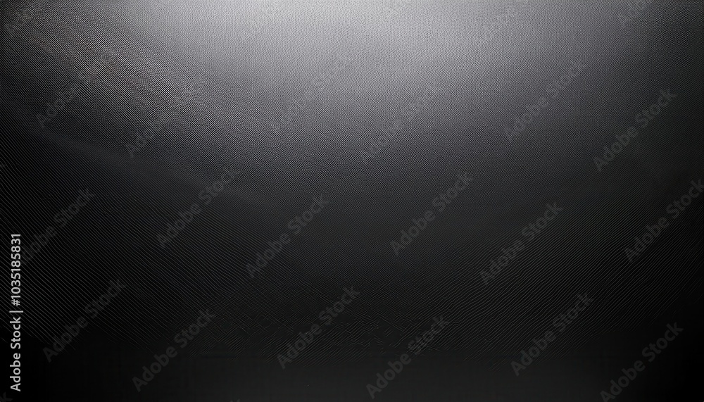 Poster monochromatic wavy line gradient texture: abstract metallic inspired background with fluid geometric