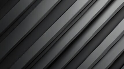Obraz premium Abstract Black and Gray Diagonal Stripes