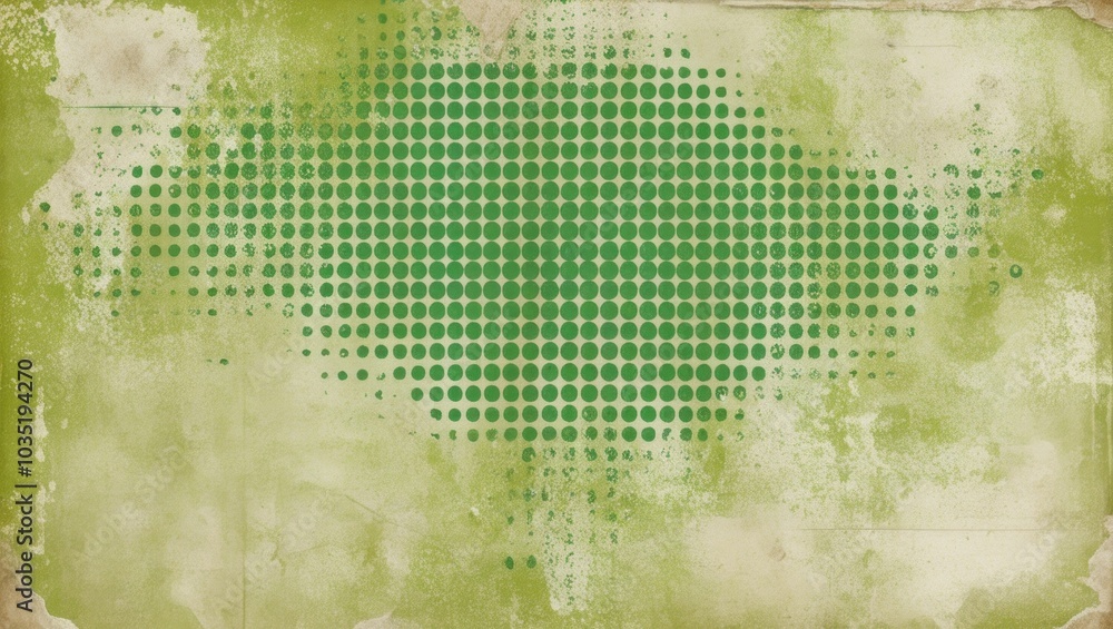 Aufkleber textured green background with dotted pattern suitable for various creative projects
