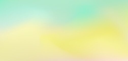 Light tender meadow yellow and teal blue colors liquid digital watercolor background. Abstract smooth nature landscape backdrop for ui web design, summer poster