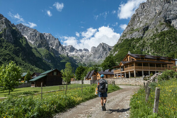 Trekking in Prokletije National Park, Accursed Mountains, Grebaje, Montenegro