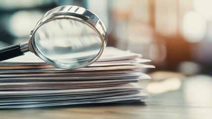Magnifying Glass on Documents