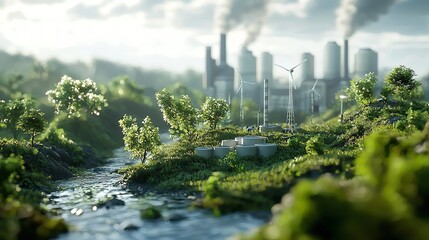 Bountiful Harvest of Fresh Fir Tips Greens in a Natural Setting Stock Photo