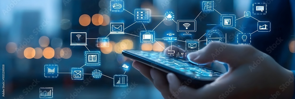 Poster interconnected iot devices forming a wireless smart network enabling efficient data communication au