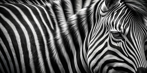 Chic abstract animal skin texture in black and white, enhanced with brush stroke patterns. A  background suited for modern minimalist designs and creative endeavors.