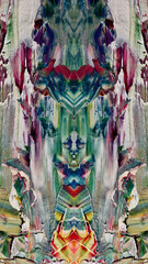 Abstract background art . Ethnic pattern. Mixtures of oil paint. Trendy hand painting canvas. Wall decor and Wall art prints Idea. 3D Texture. Art object