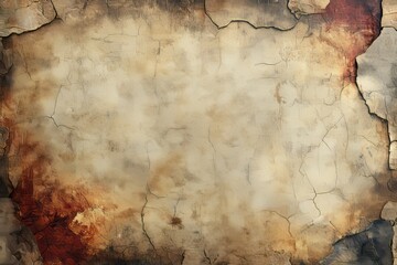 An old monochrome texture with old worn patterns and scratches covers the surface.