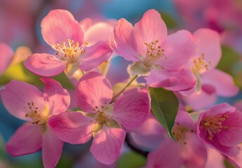 Pink Spring Blossoms.