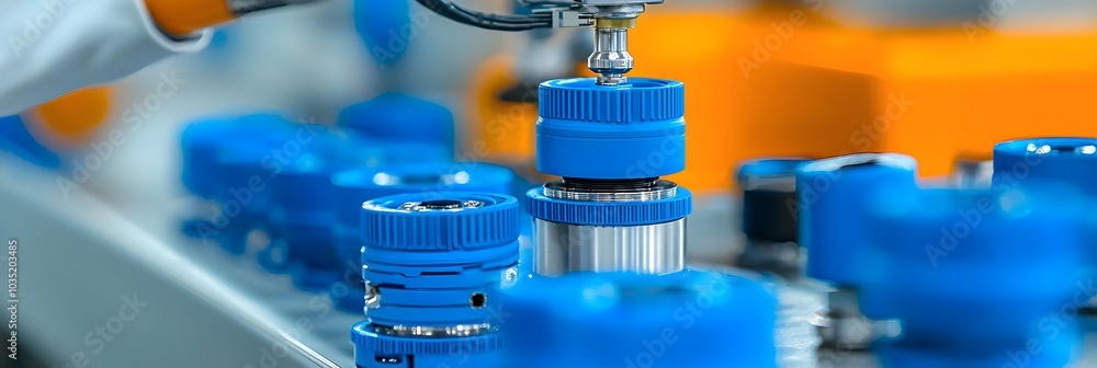 Leinwandbilder robotic automation in manufacturing streamlined industrial production process with precision enginee