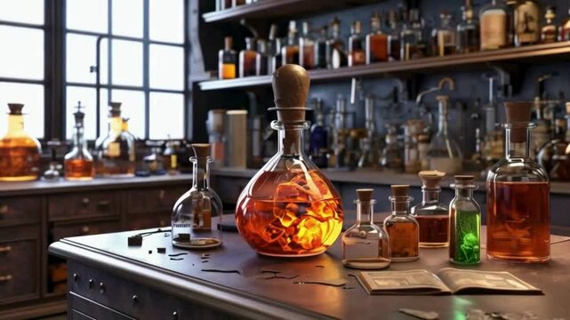 preparation of perfume in laboratory 