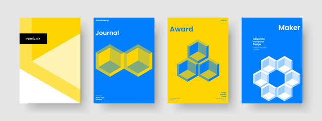 Isolated Report Design. Abstract Background Layout. Geometric Flyer Template. Brochure. Business Presentation. Banner. Book Cover. Poster. Pamphlet. Advertising. Journal. Catalog. Newsletter