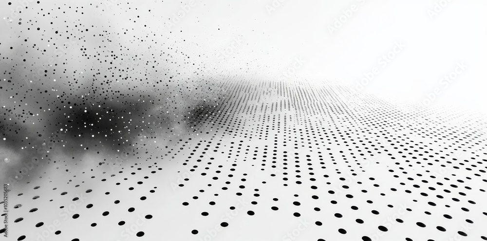 Aufkleber background with grunge dots in an abstract distress frame. classic design with halftone effect.