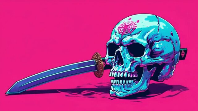skull and sword