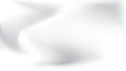 Naklejka premium Abstract white and gray color, modern design stripes background with wavy lines. Vector illustration.