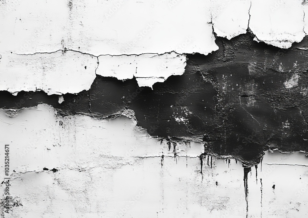 Poster distressed texture in white and black. sketch abstract to create distressed effect. overlay distress