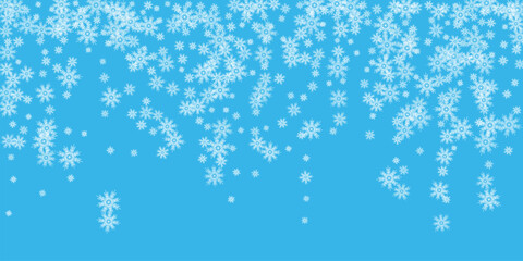 christmas background with snowflakes
