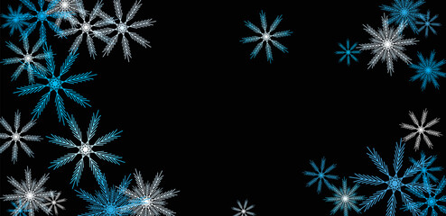 background with snowflakes