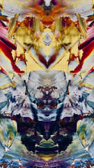 Abstract background art . Ethnic pattern. Mixtures of oil paint. Trendy hand painting canvas. Wall decor and Wall art prints Idea. 3D Texture. Art object