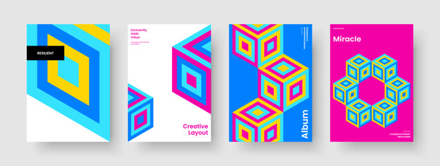 Fototapeta premium Isolated Background Design. Creative Flyer Layout. Geometric Brochure Template. Poster. Business Presentation. Banner. Book Cover. Report. Notebook. Handbill. Journal. Magazine. Advertising