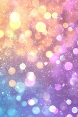 Obraz premium Colorful glitter particles set a festive mood for New Year's Eve on this background.