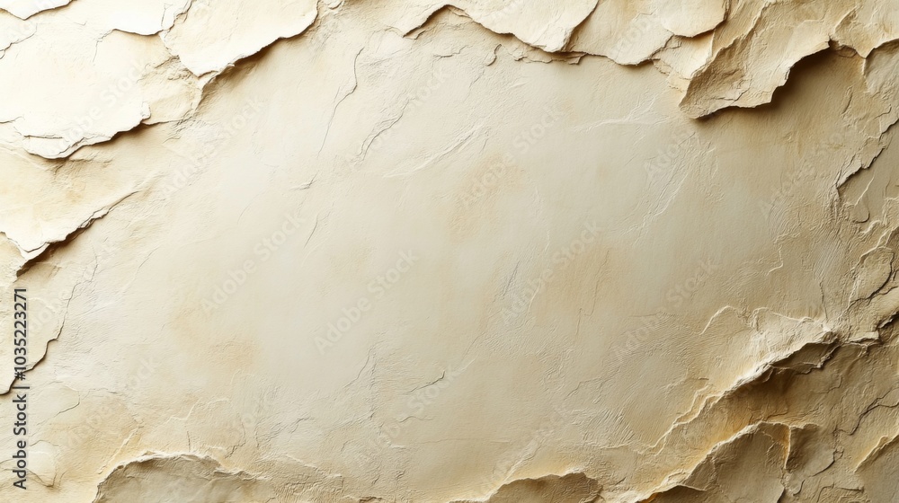 Aufkleber A textured beige wall showcases natural layers and soft curves, creating a visually appealing backdrop perfect for artistic and design applications.
