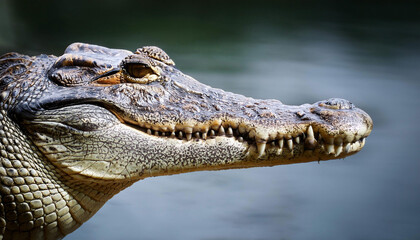 Fototapeta premium Close-Up of a Crocodile