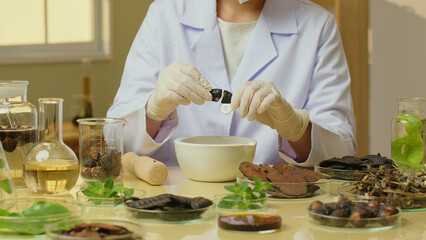 Template image of honey locust shampoo experimental features scientists breaking a honey locust...